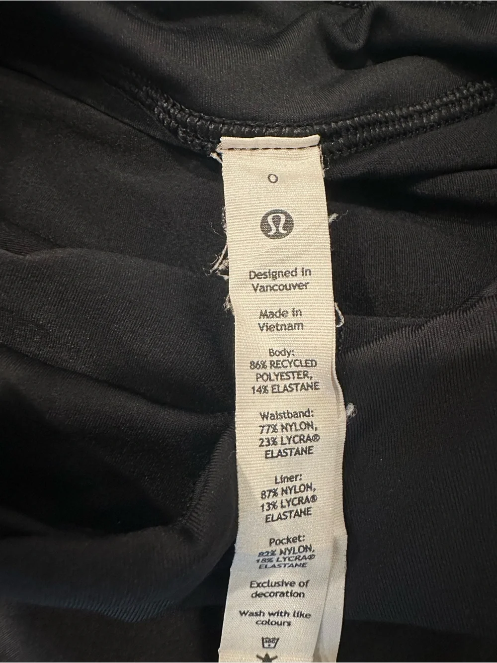 lululemon Women’s Black Pace Rival Skirt Size 0 Tall 15”